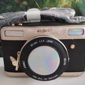 Aldo polyester camera style sling bag